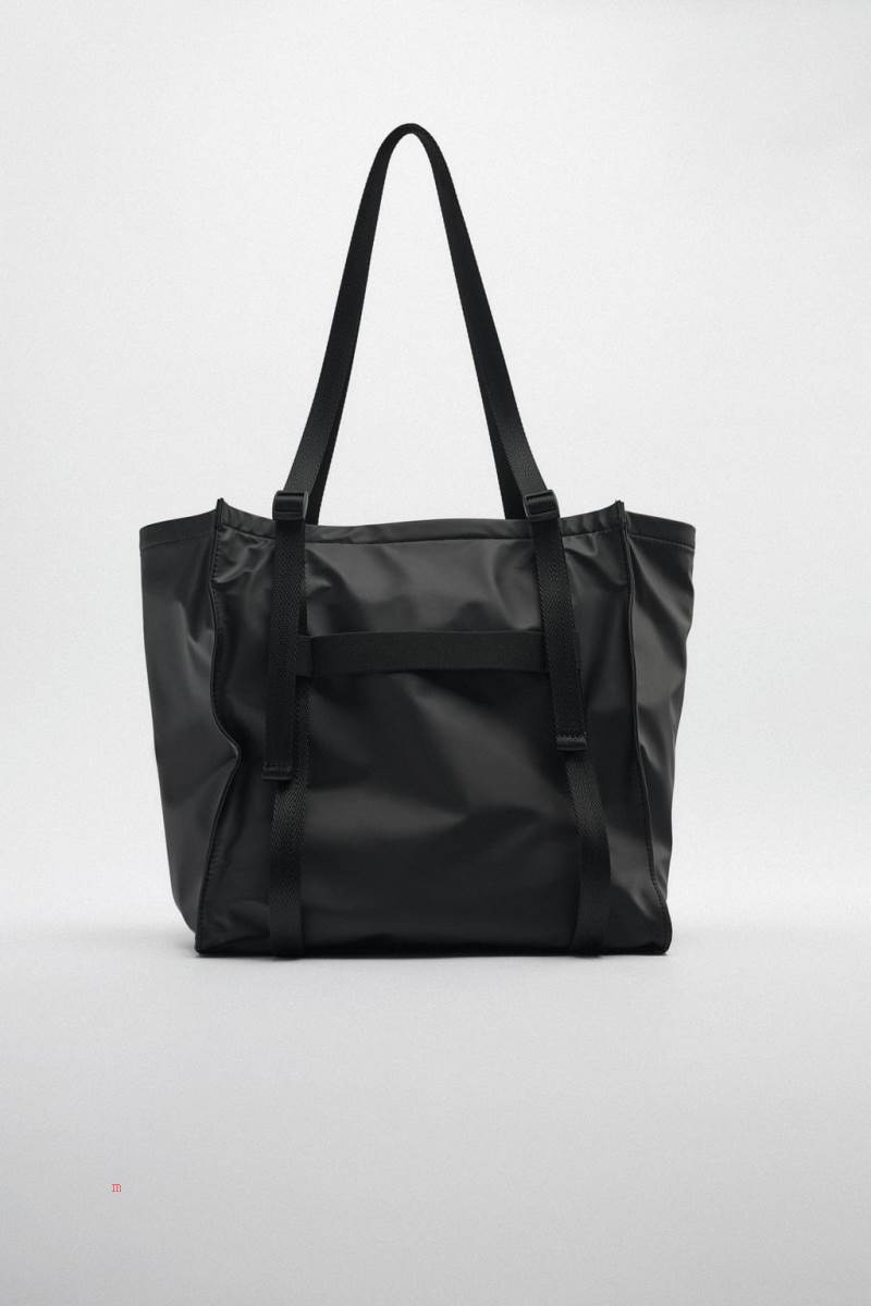 ZARA MATTE-EFFECT Toteväska Dam Svarta | OGAFE-9418
