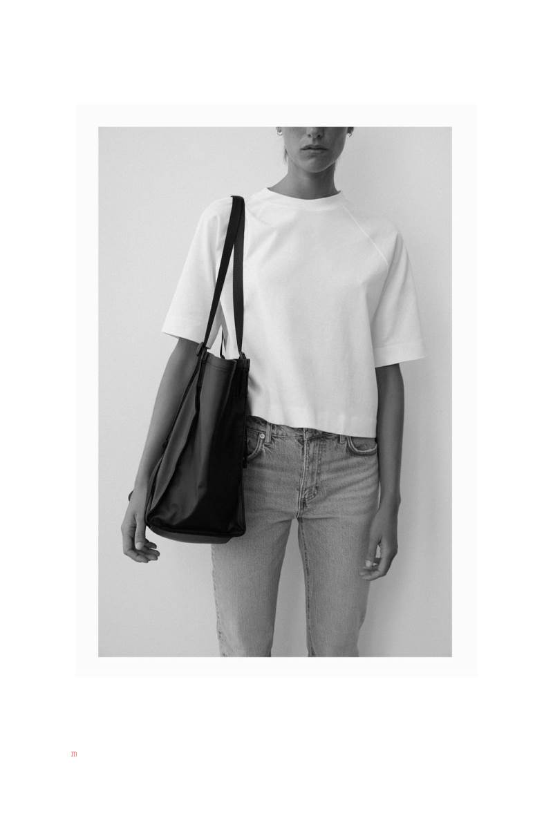 ZARA MATTE-EFFECT Toteväska Dam Svarta | OGAFE-9418