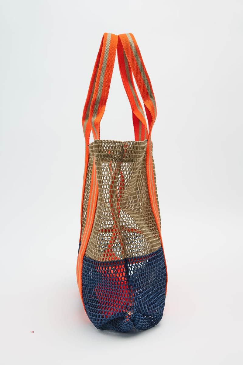 ZARA MESH Toteväska Dam Orange | SYZNM-5029