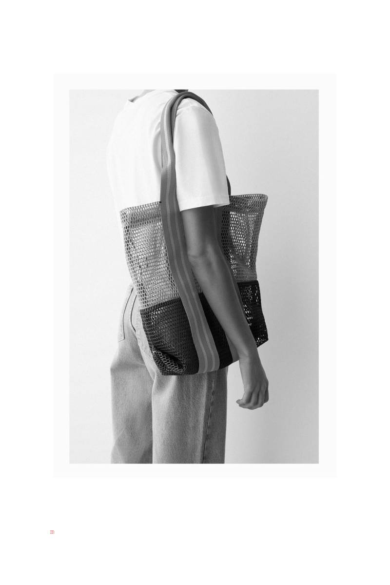ZARA MESH Toteväska Dam Orange | SYZNM-5029