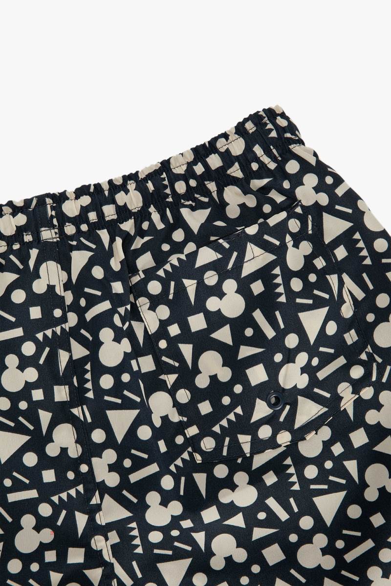 ZARA MICKEY MOUSE © DISNEY PRINT SWIMMING TRUNKS Badkläder Herr Svarta | AMWHN-5398