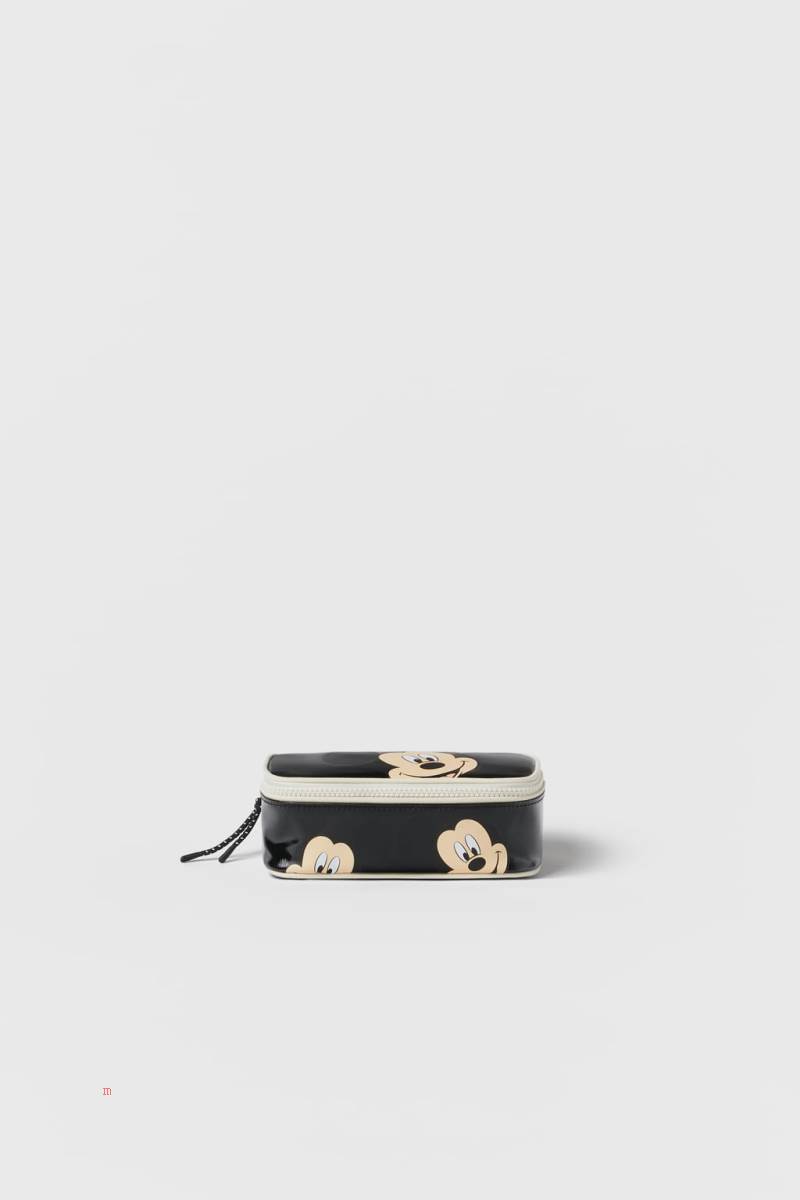 ZARA MICKEY MOUSE ® DISNEY PENCIL CASE Ryggsäck Tjej Svarta | WETMY-2890