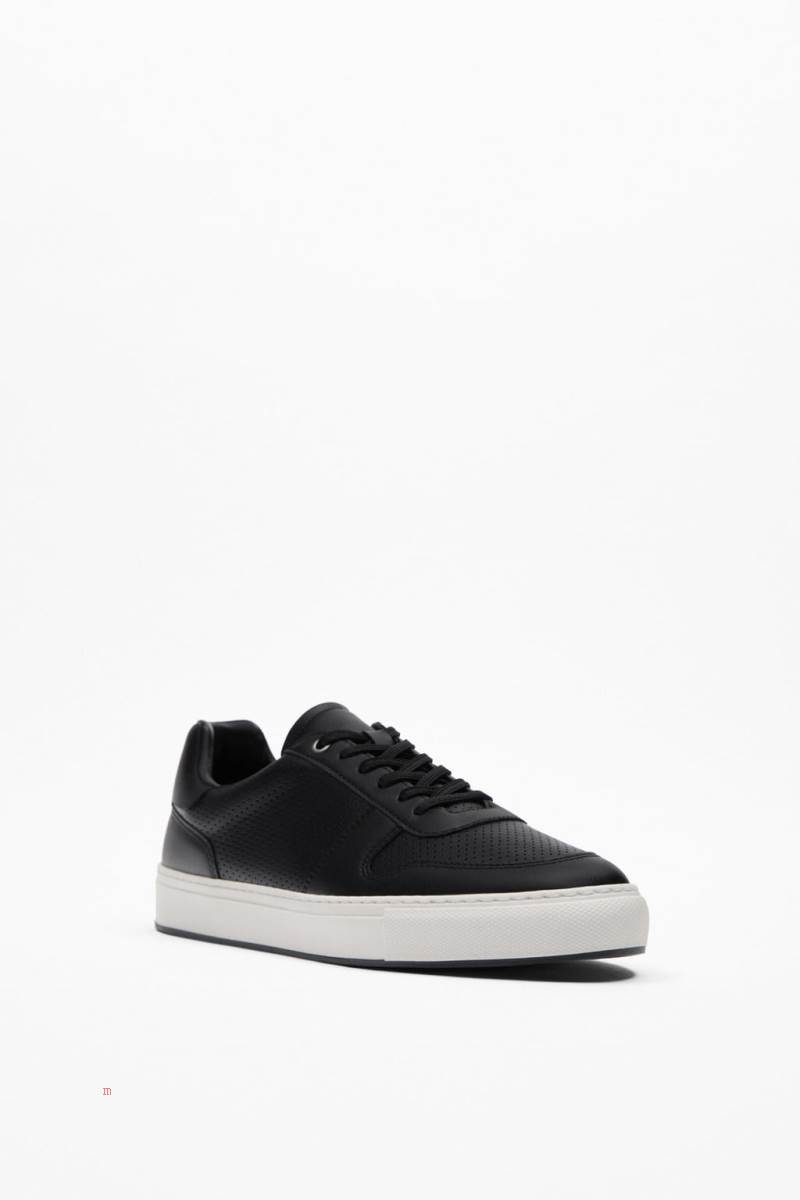 ZARA MICRO-PERFORATED PLIMSOLLS Träningsskor Herr Svarta | OWNKJ-8695