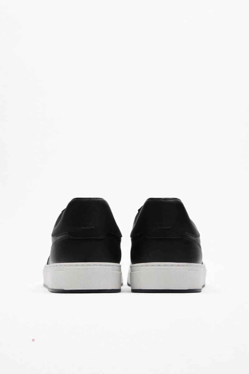 ZARA MICRO-PERFORATED PLIMSOLLS Träningsskor Herr Svarta | OWNKJ-8695