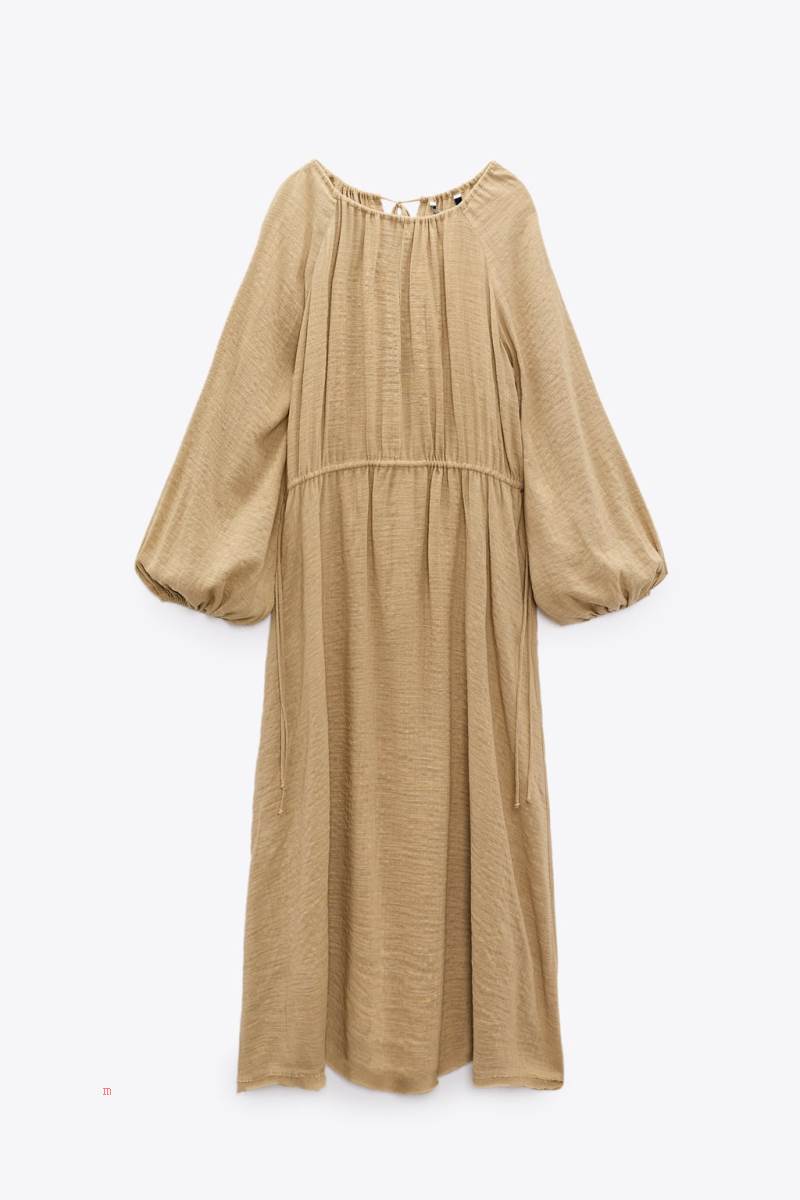 ZARA MIDI Klänning Dam Bruna | LGSJO-8236