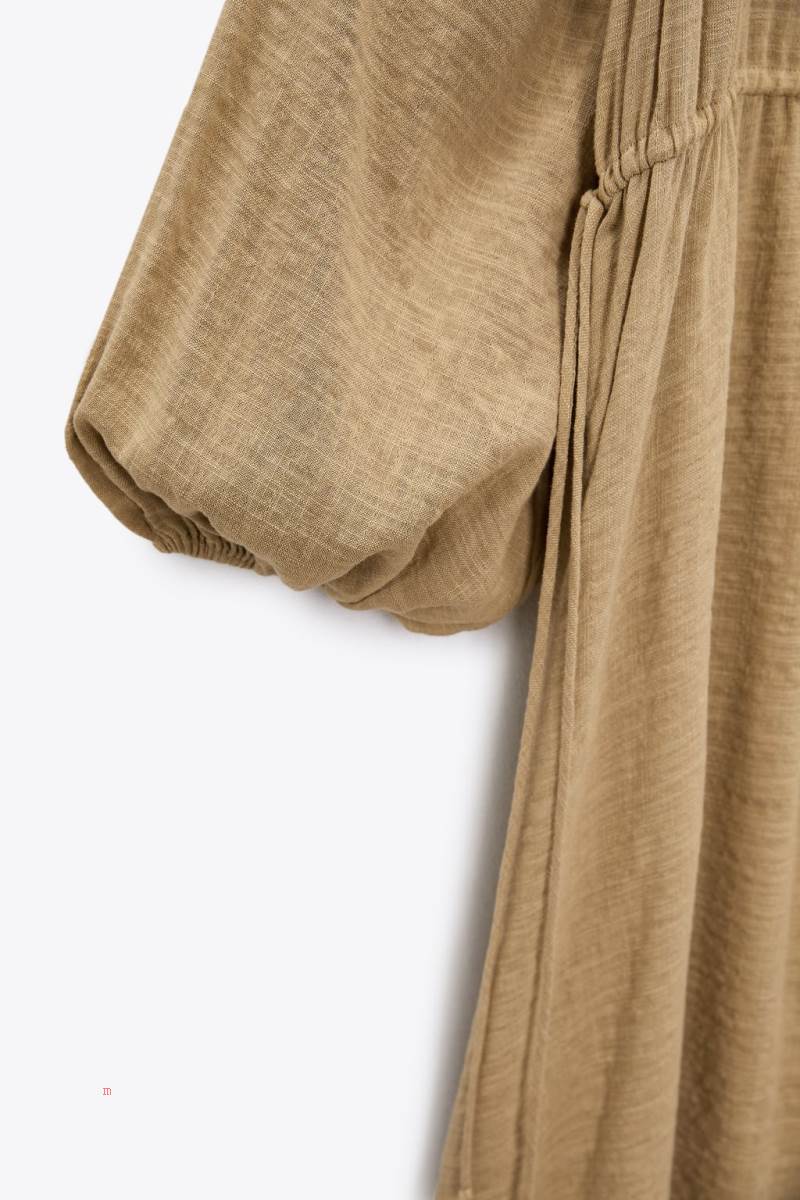 ZARA MIDI Klänning Dam Bruna | LGSJO-8236
