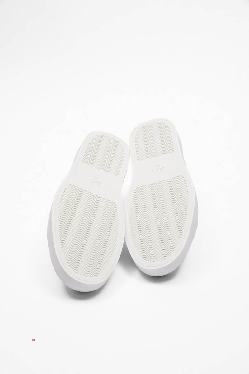 ZARA MINIMALIST LACE-UP Träningsskor Herr Vita | FQXKM-1724
