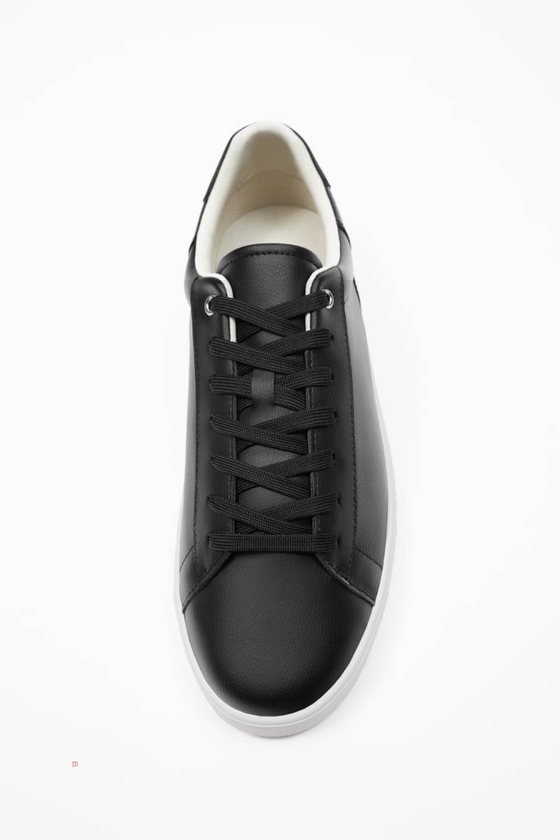 ZARA MINIMALIST LACE-UP Träningsskor Herr Svarta | WGPCF-5940