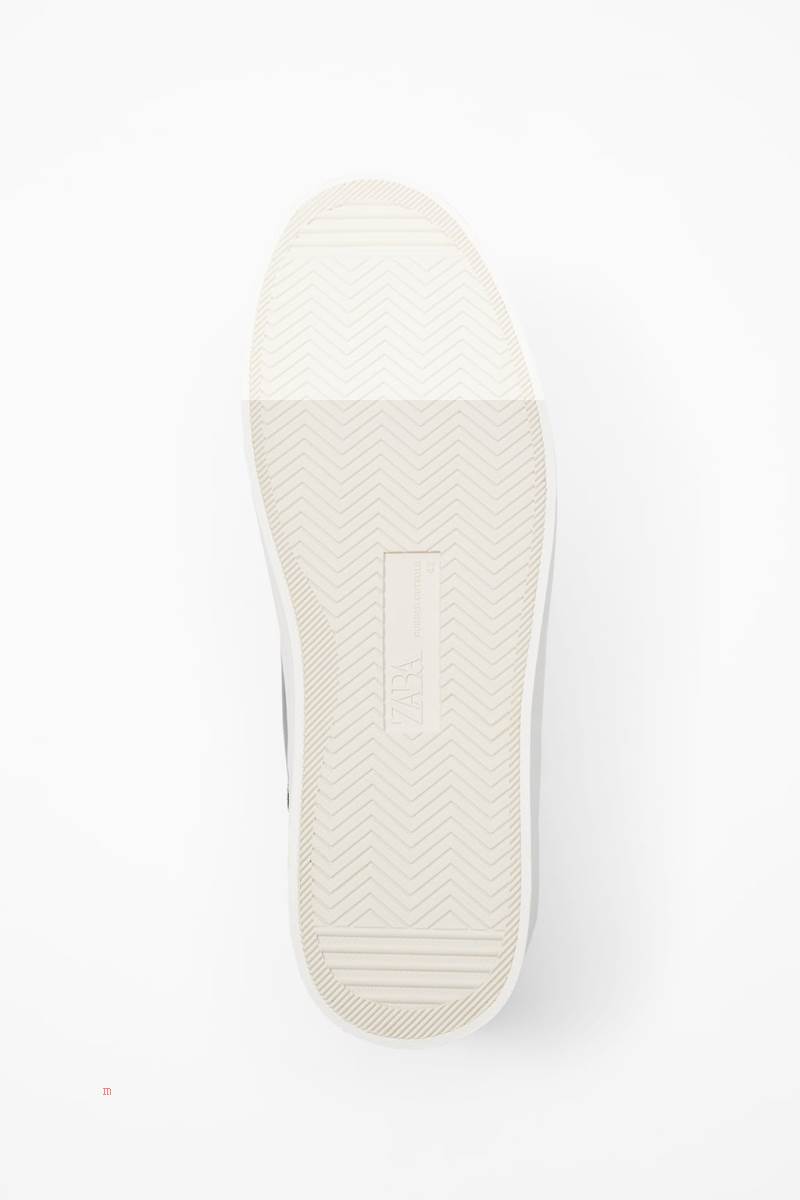 ZARA MINIMALIST LACE-UP Träningsskor Herr Svarta | WGPCF-5940