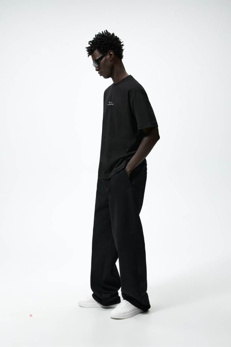 ZARA MINIMALIST Sneakers Herr Vita | BAYIH-8093
