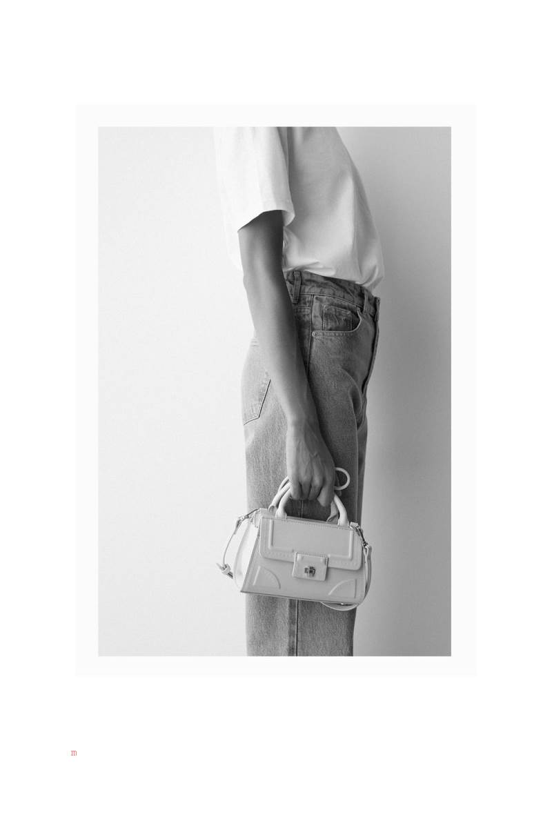 ZARA MINI Crossbody Väska Dam Vita | KCBJR-0172