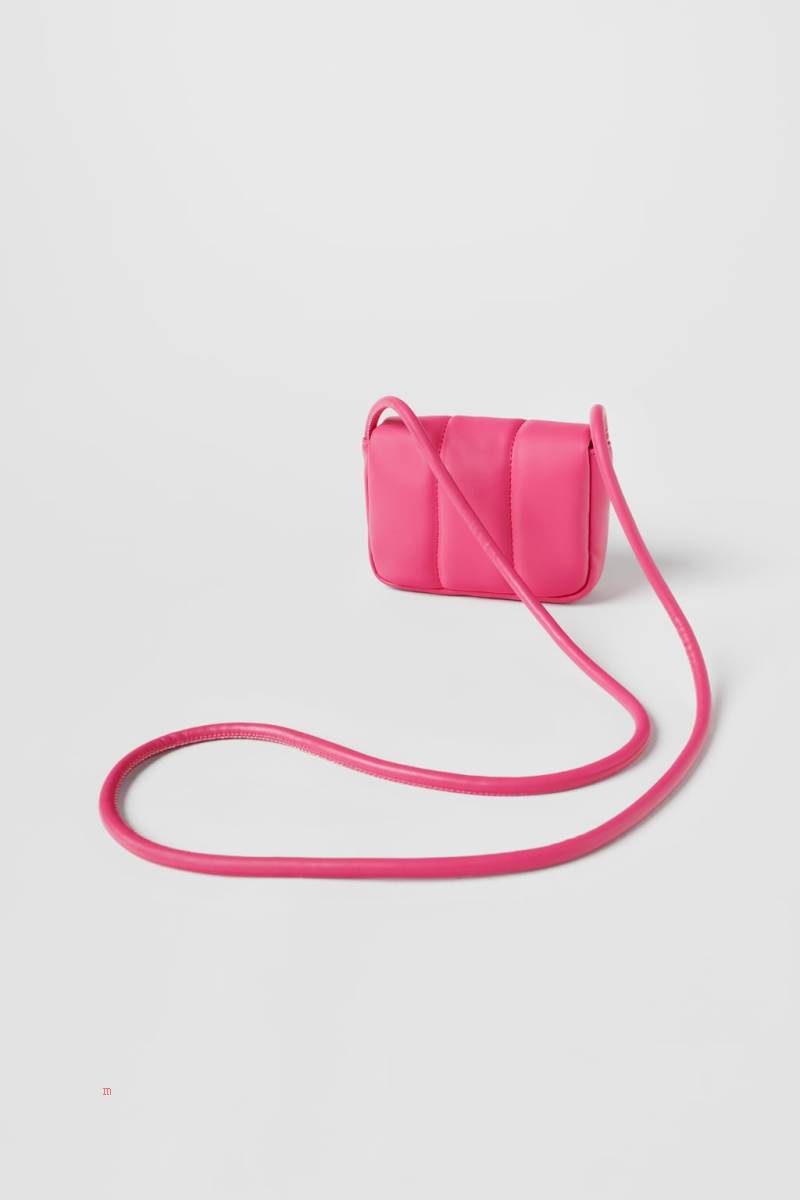 ZARA MINI Crossbody Väska Tjej Rosa | SBKVI-9263