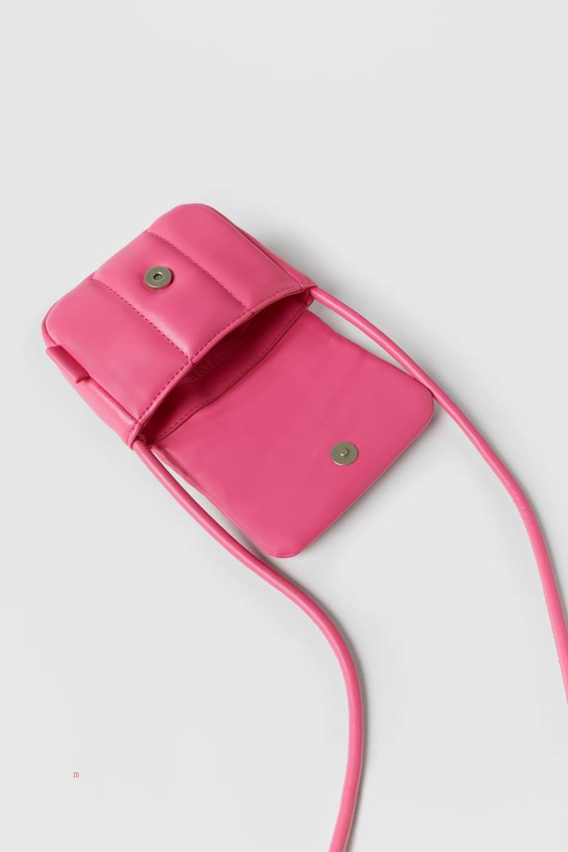 ZARA MINI Crossbody Väska Tjej Rosa | SBKVI-9263