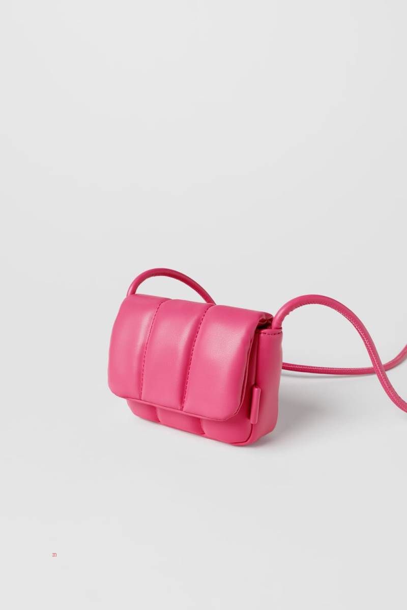 ZARA MINI Crossbody Väska Tjej Rosa | SBKVI-9263