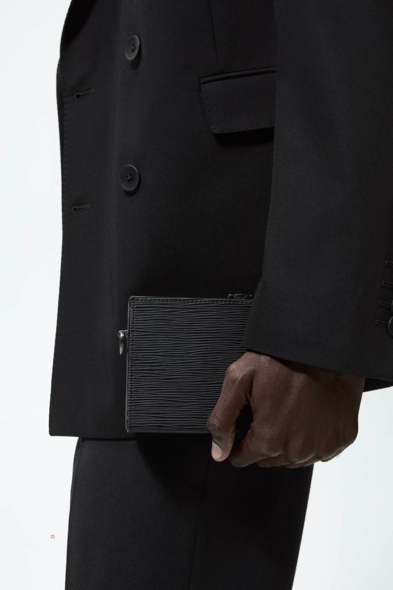ZARA MINI RIGID Messenger Väska Herr Svarta | DEUCN-9701