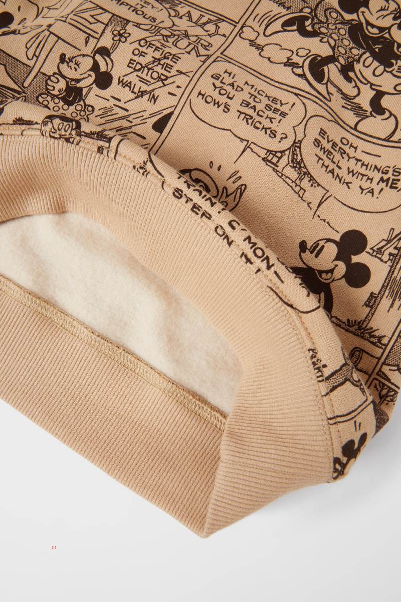 ZARA MINNIE AND MICKEY MOUSE COMIC © DISNEY Sweatshirt Tjej Bruna | MPXWN-3462