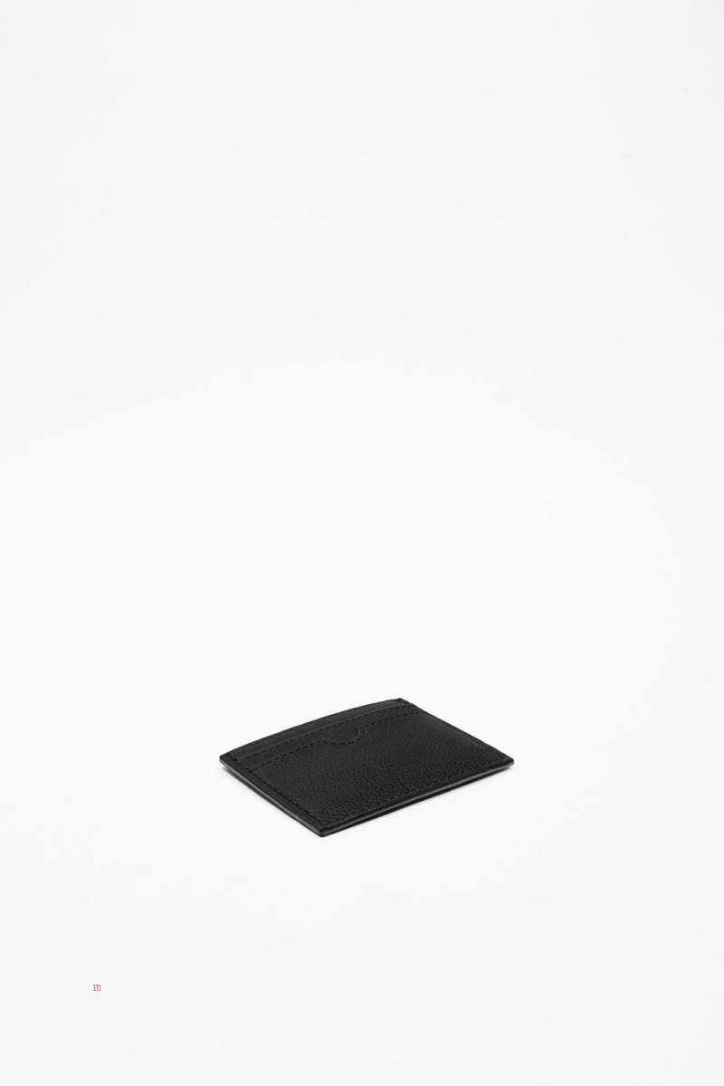 ZARA MONOCHROME EMBOSSED CARD HOLDER Plånbok Herr Svarta | SBWFK-8653