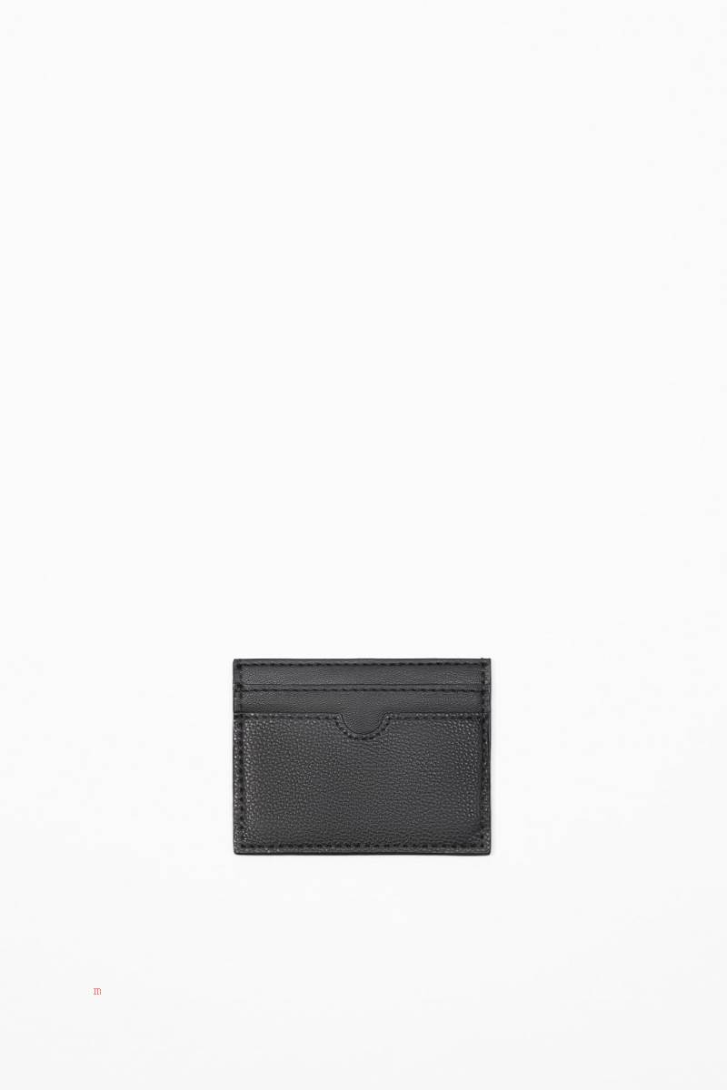 ZARA MONOCHROME EMBOSSED CARD HOLDER Plånbok Herr Svarta | SBWFK-8653