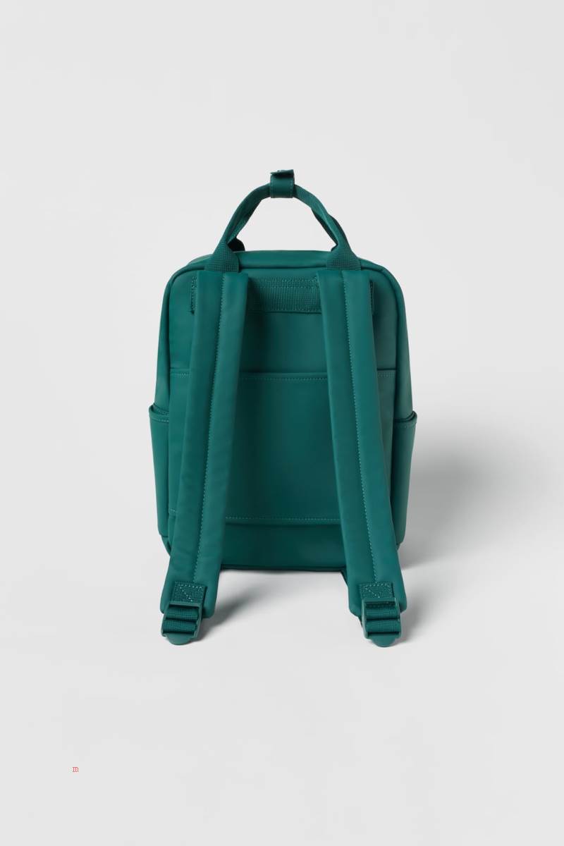 ZARA MONOCHROME RUBBERISED Ryggsäck Tjej Mörkblå | WJKLO-0619