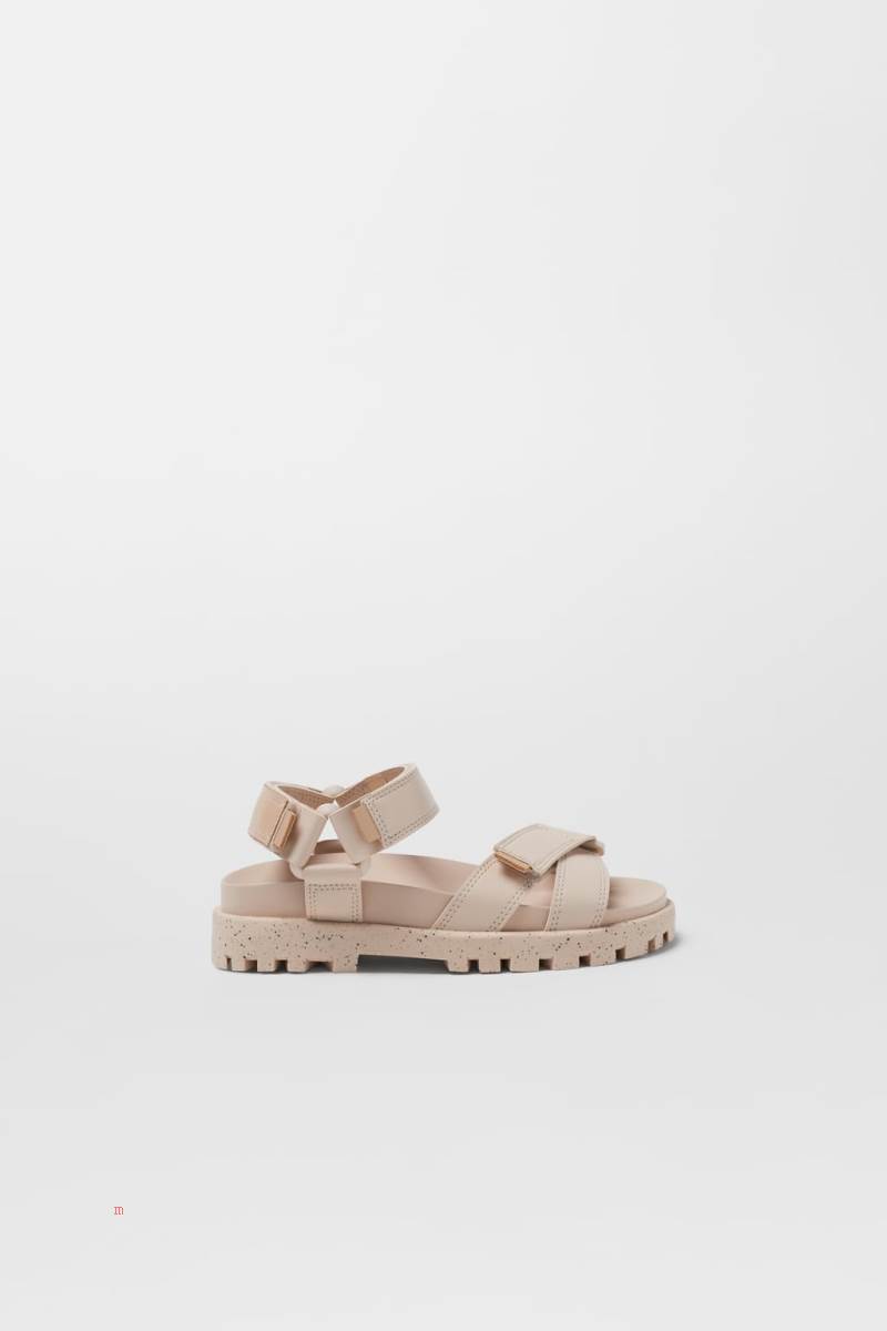 ZARA MONOCHROME Sandaler Tjej Vita | XBQOV-0357