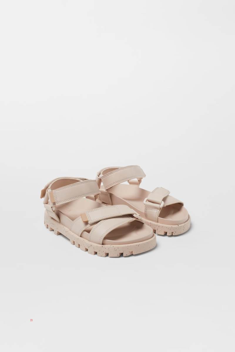 ZARA MONOCHROME Sandaler Tjej Vita | XBQOV-0357