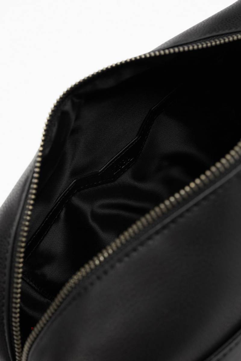 ZARA MONOCHROME TOILETRY BAG Resväska Herr Svarta | BTCJQ-4298