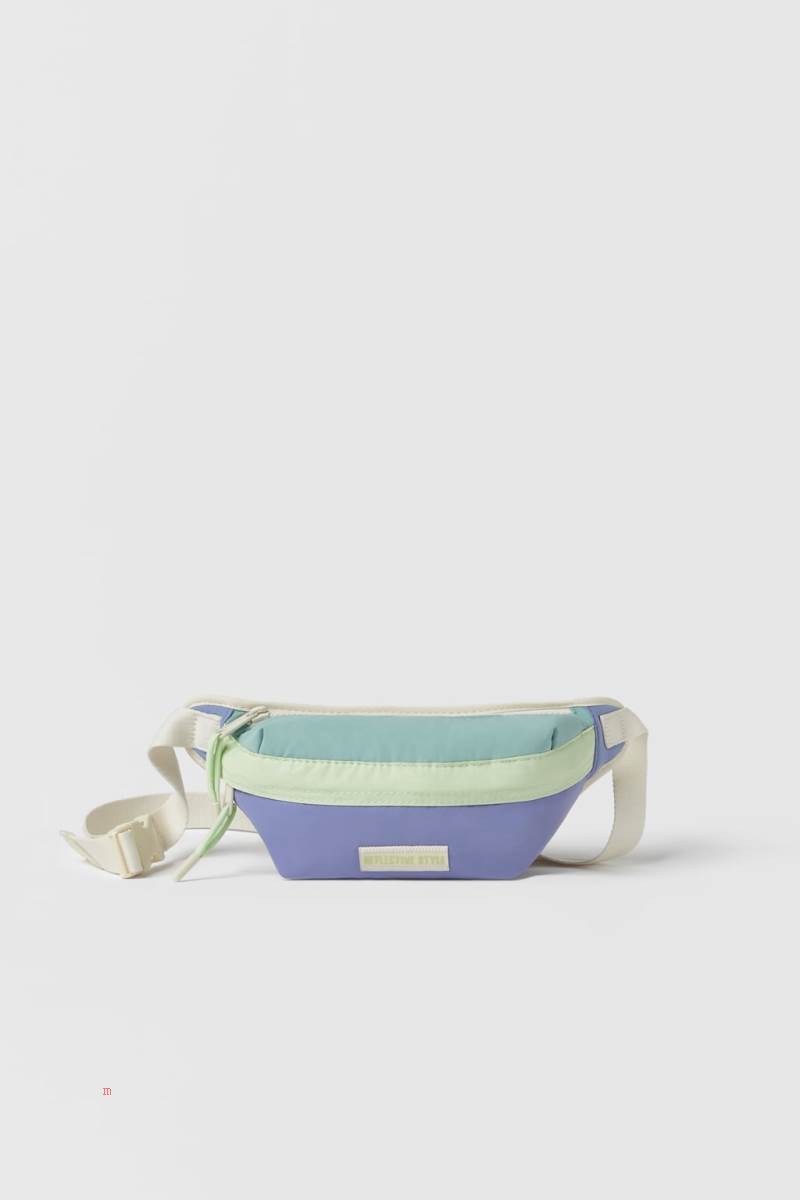 ZARA MULTICOLOURED Bältesväska Pojke Beige | HUBVD-3074