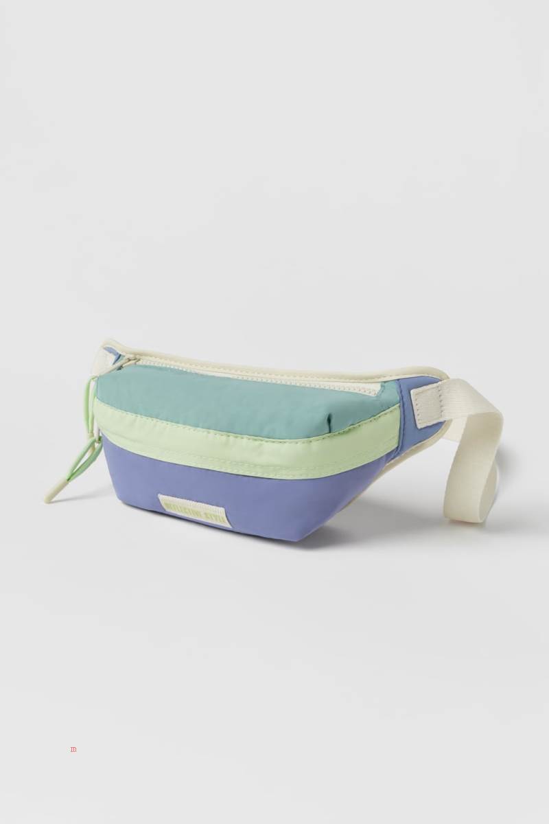 ZARA MULTICOLOURED Bältesväska Pojke Beige | HUBVD-3074