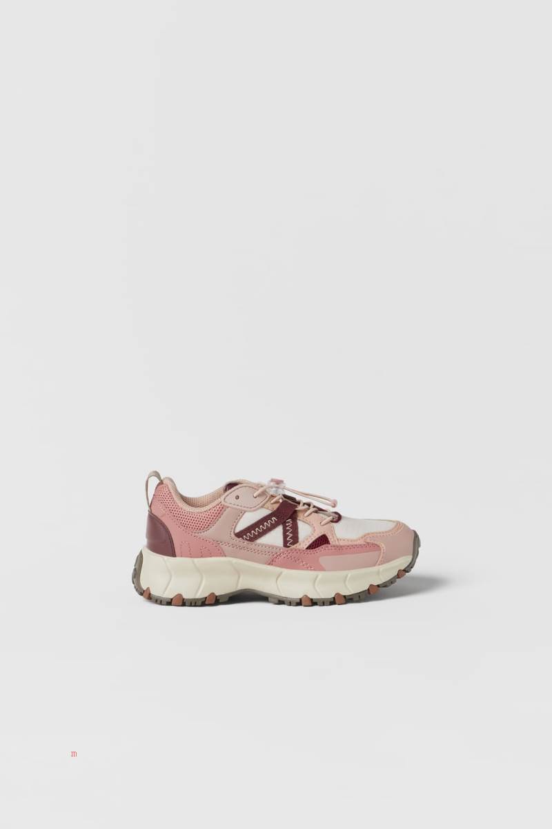 ZARA MULTIPIECE TECHNICAL Träningsskor Tjej Rosa | MSIGE-6145