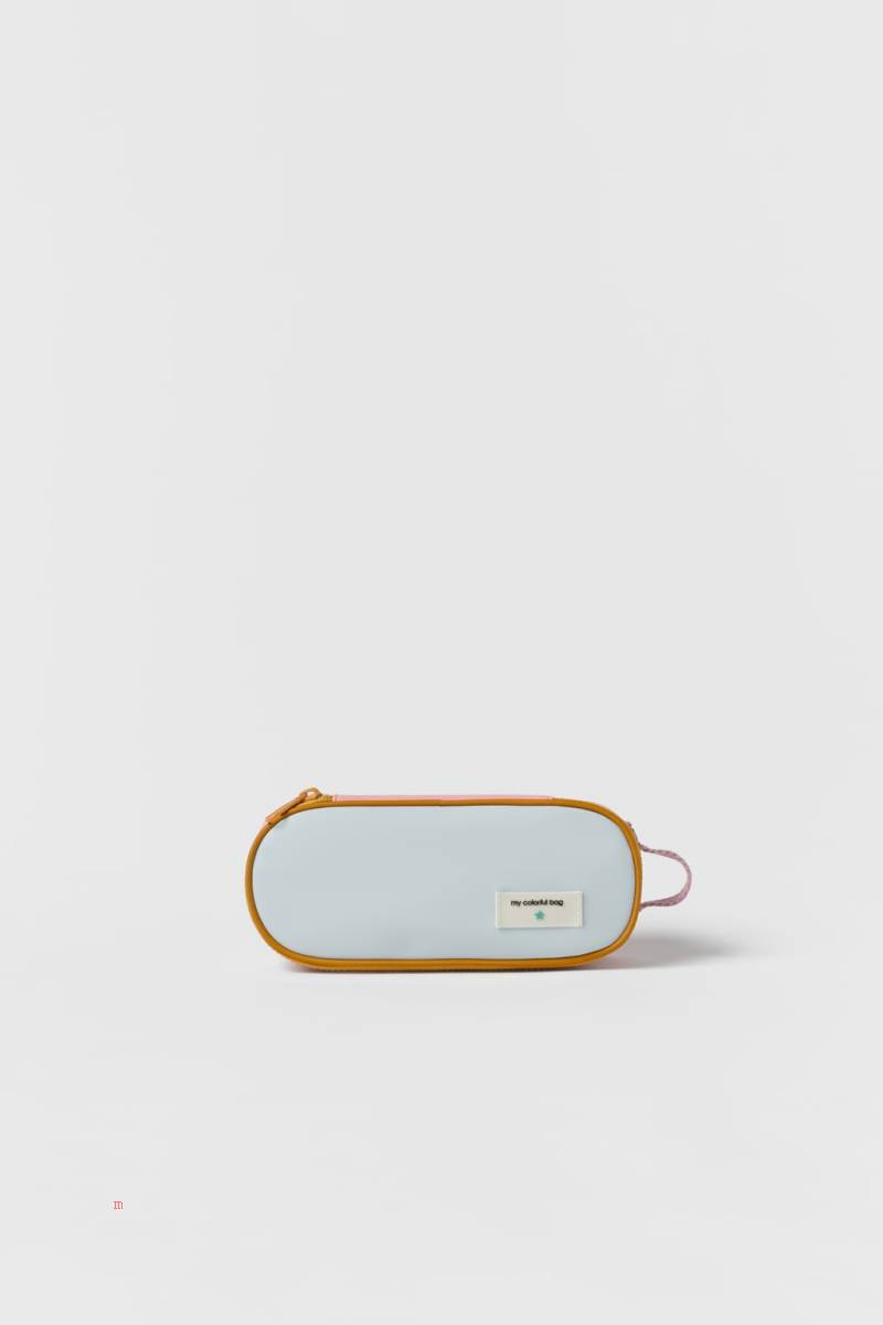 ZARA MULTIPURPOSE PENCIL CASE Handväska Tjej Olika Färger Röda | FWOUI-6507