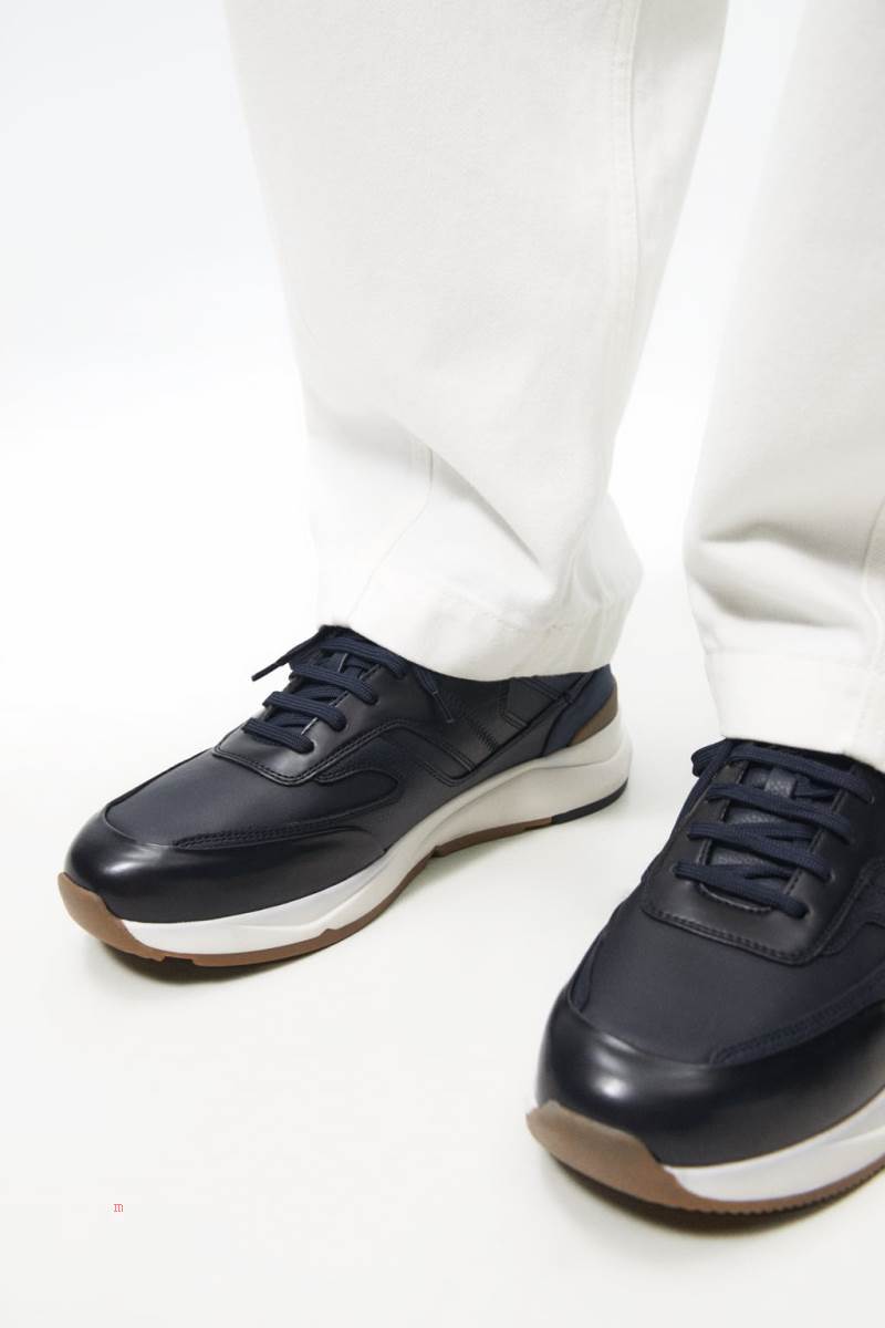 ZARA MULTI-PIECE RUNNING Träningsskor Herr Marinblå Blå | HEUJD-4031