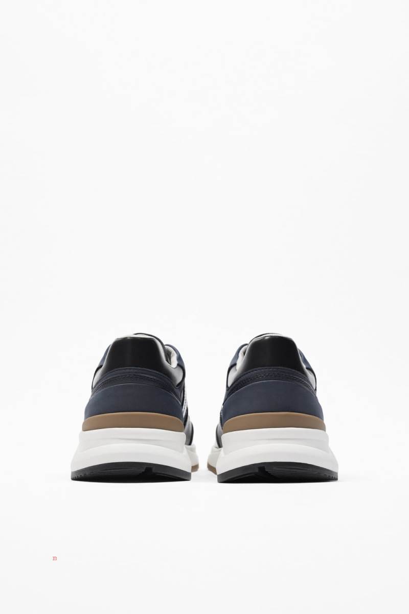 ZARA MULTI-PIECE RUNNING Träningsskor Herr Marinblå Blå | HEUJD-4031