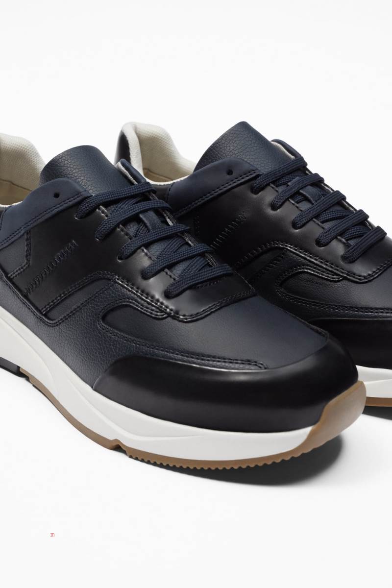 ZARA MULTI-PIECE RUNNING Träningsskor Herr Marinblå Blå | HEUJD-4031