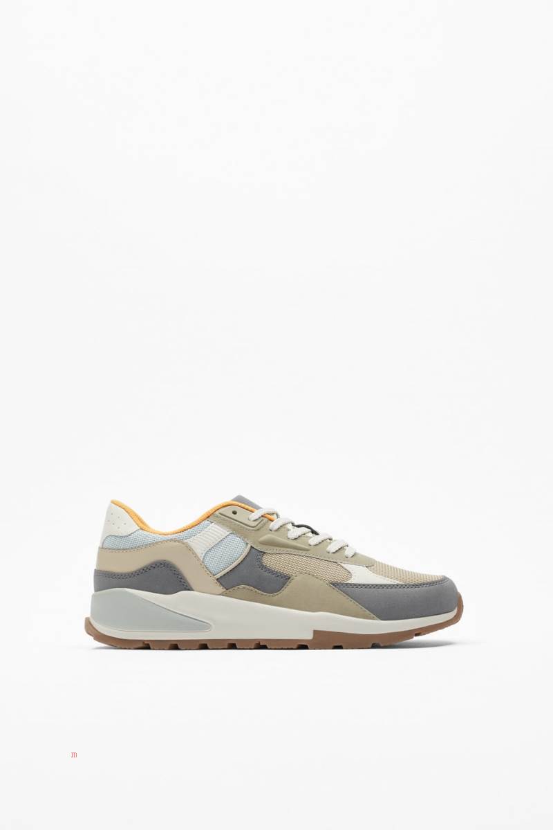 ZARA MULTI-PIECE RUNNING Träningsskor Herr Olika Färger Röda | WAXEI-6814