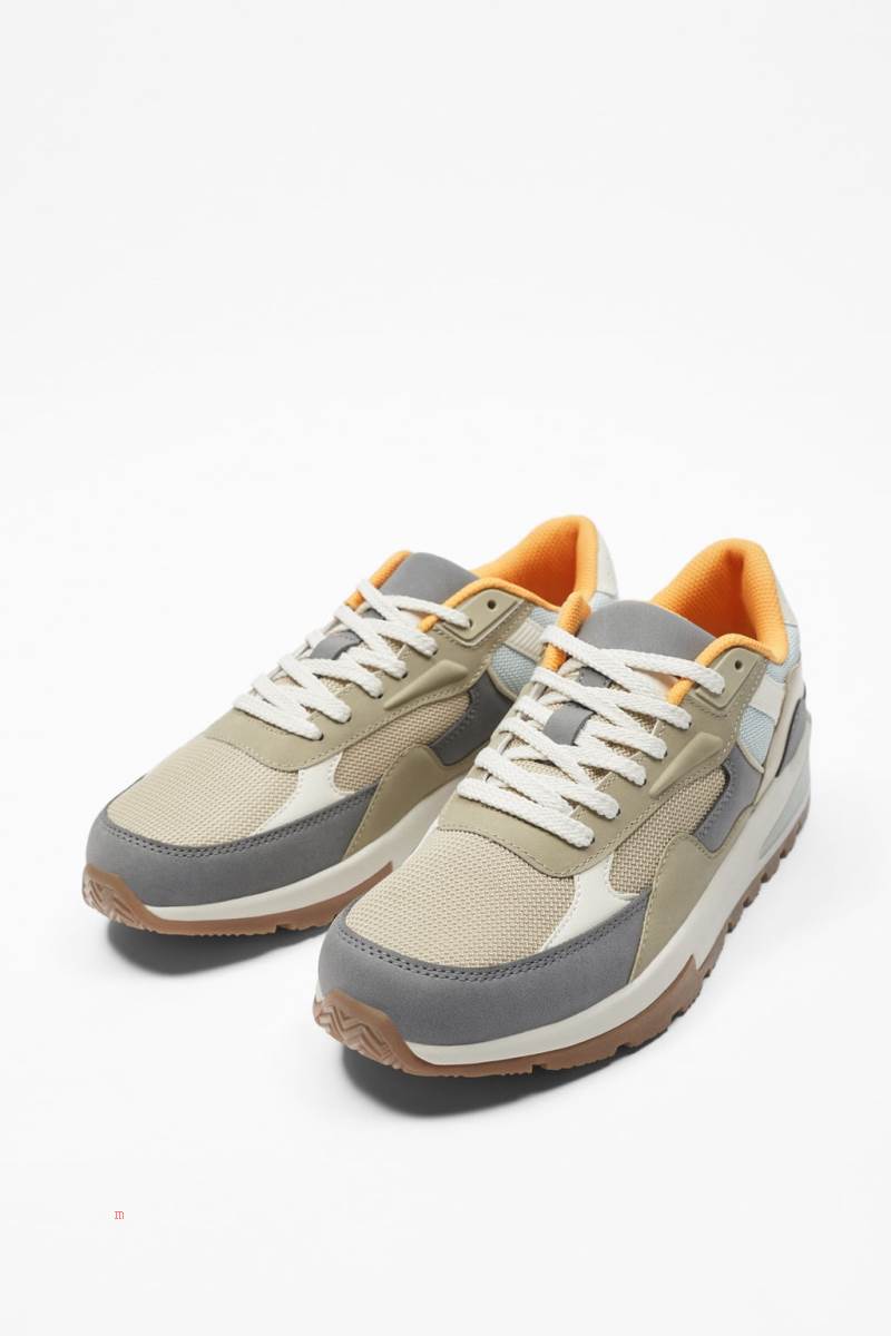ZARA MULTI-PIECE RUNNING Träningsskor Herr Olika Färger Röda | WAXEI-6814