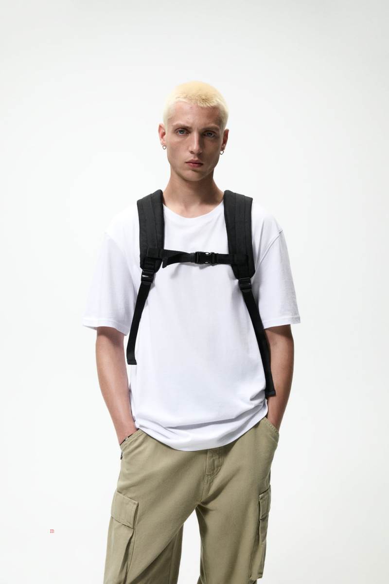 ZARA MULTI-POCKET Ryggsäck Herr Svarta | PCZXL-1502