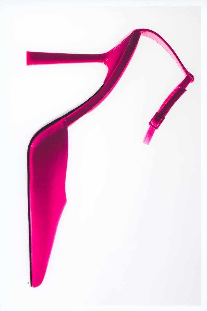 ZARA NEON HIGH-HEEL Klackskor Dam Rosa | ZLYAO-1654