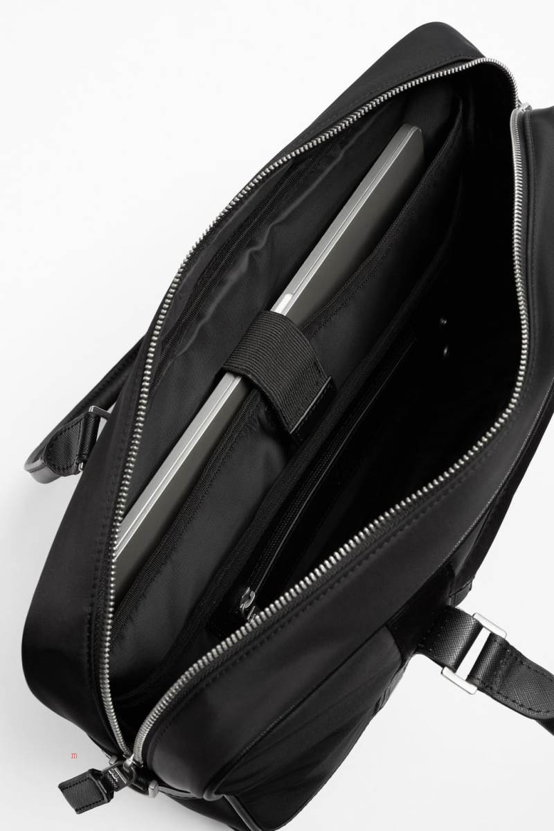 ZARA NYLON Portfölj Herr Svarta | QGITA-3285