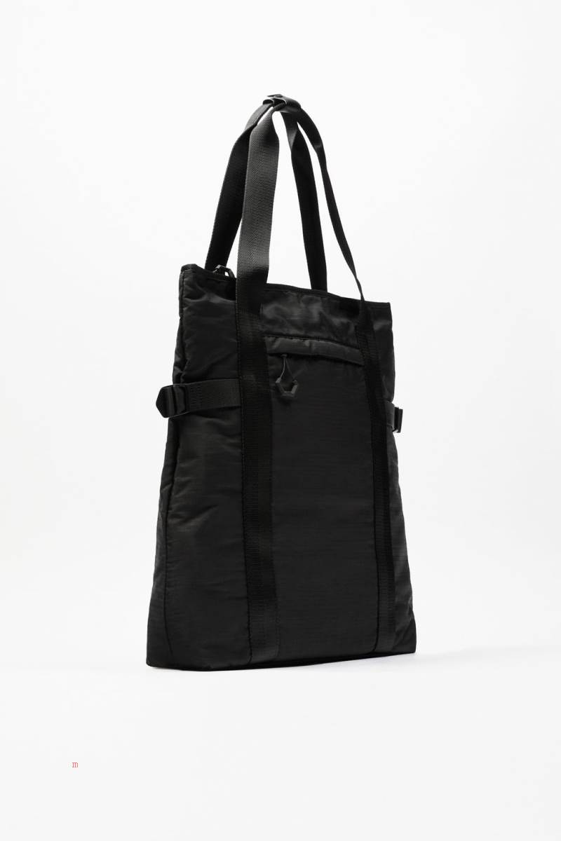 ZARA NYLON Toteväska Herr Svarta | ALJEH-0698