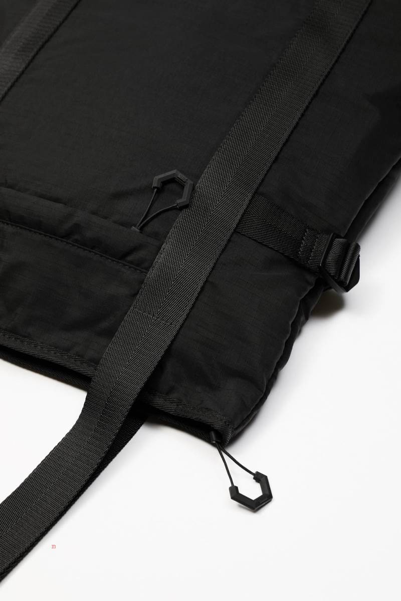 ZARA NYLON Toteväska Herr Svarta | ALJEH-0698