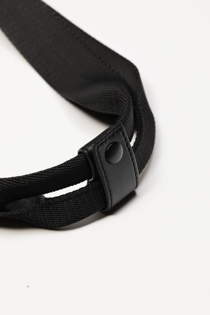 ZARA NYLON Toteväska Herr Svarta | ALJEH-0698
