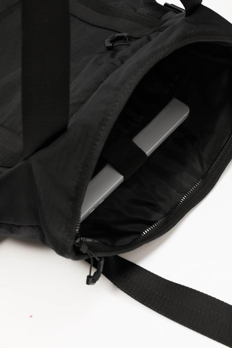 ZARA NYLON Toteväska Herr Svarta | ALJEH-0698
