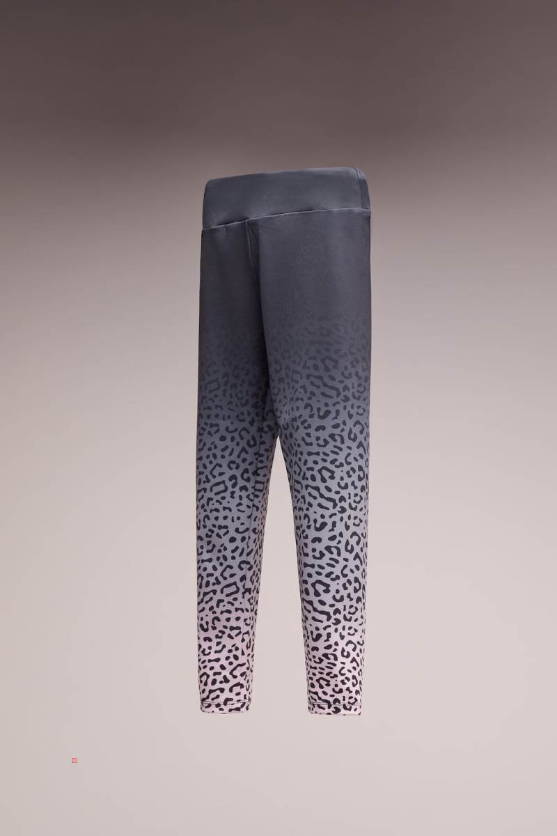 ZARA OMBRÉ SPORTY Leggings Tjej Svarta | IZTHG-2596