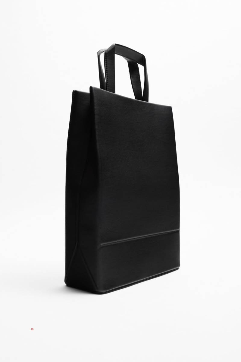 ZARA ORIGAMI Toteväska Herr Svarta | ZIJVB-3964