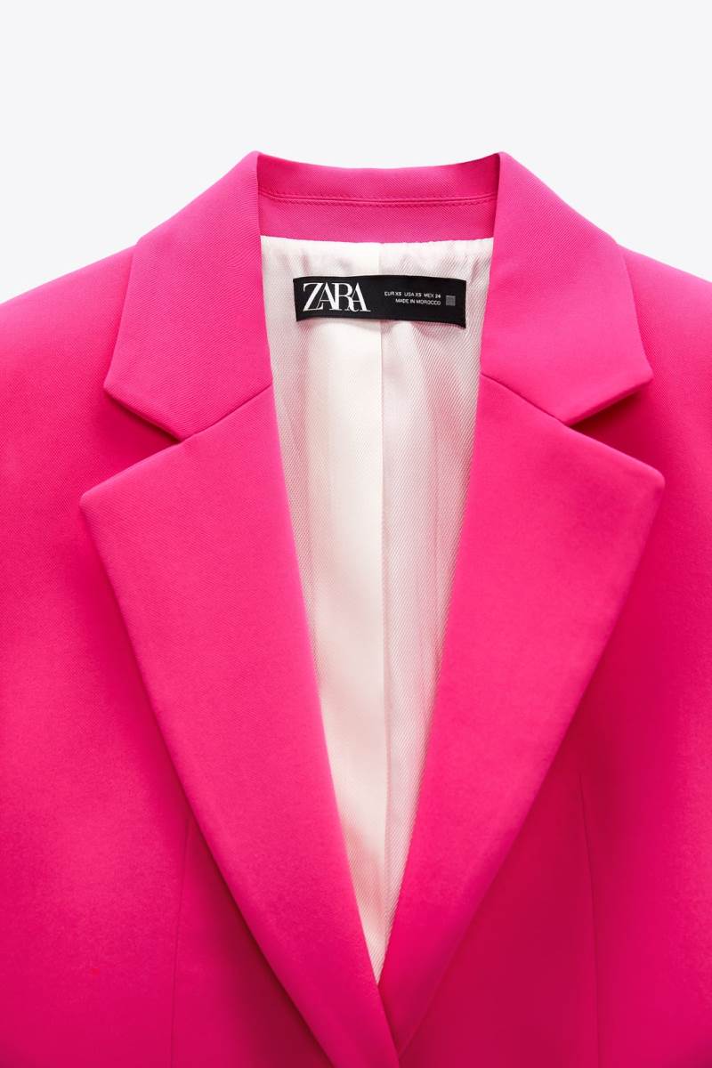 ZARA OVERSIZE Blazers Dam Fuchsia | ECIYZ-6915