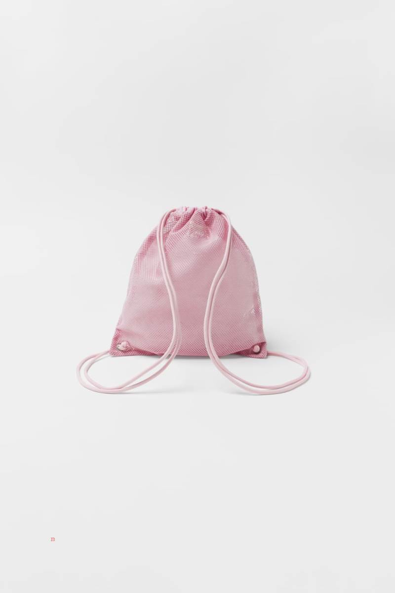 ZARA PACK OF MESHS Ryggsäck Pojke Rosa | YDCIU-1967