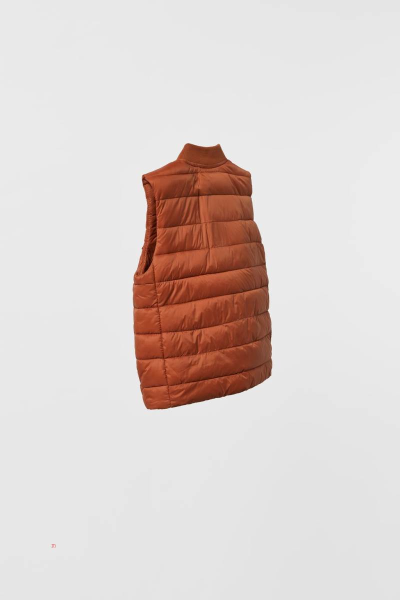 ZARA PADDED WITH GUSSETS Kostym Gilet Pojke Mörkröda | HPTDQ-8396