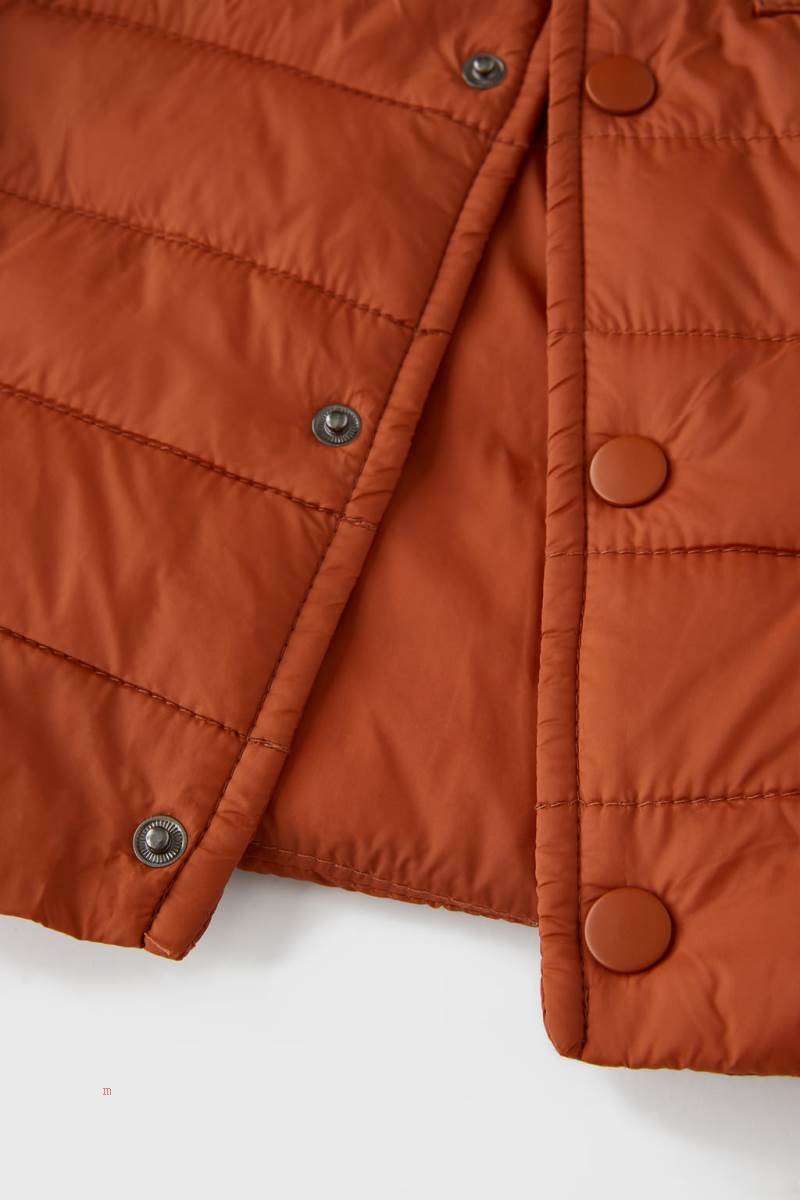 ZARA PADDED WITH GUSSETS Kostym Gilet Pojke Mörkröda | HPTDQ-8396
