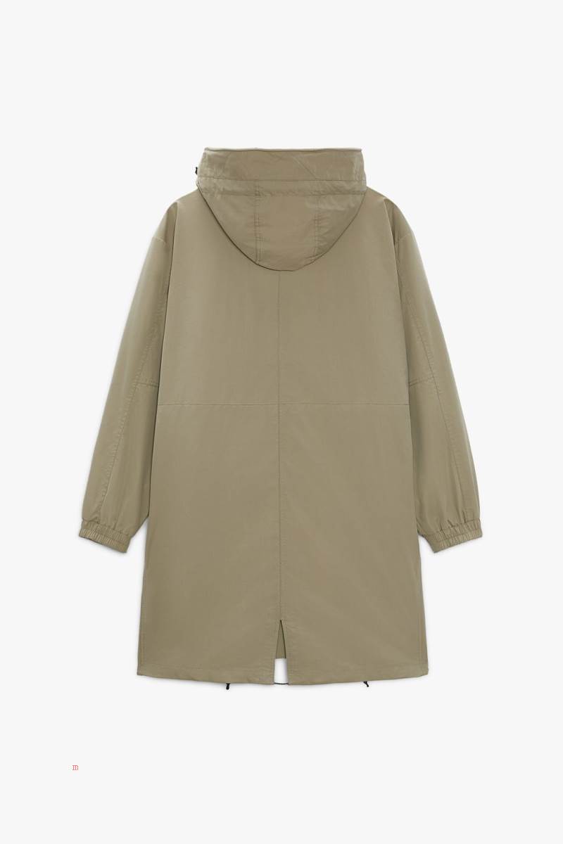 ZARA PARKA WITH POCKETS Vinterjackor Herr Bruna | QNVXH-0853