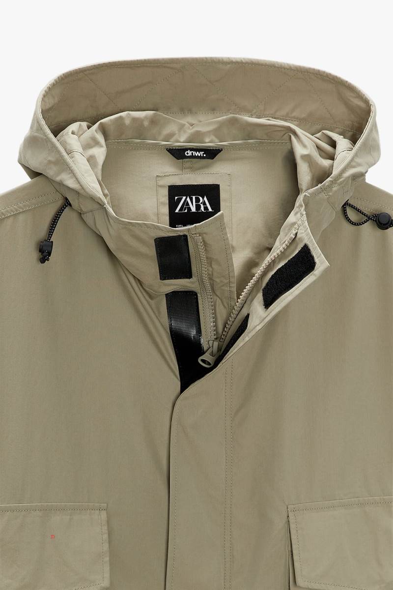 ZARA PARKA WITH POCKETS Vinterjackor Herr Bruna | QNVXH-0853